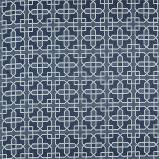 Sanderson Hampton Weave Indigo Fabric
