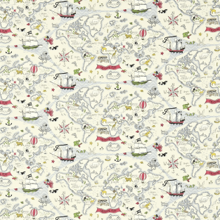 Sanderson Treasure Map Fabric