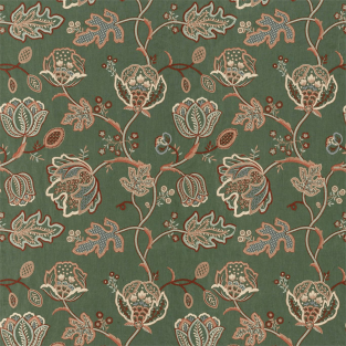 Morris and Co Theodosia Embroidery Fabric