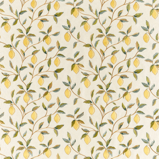 Morris and Co Lemon Tree Embroidery Fabric