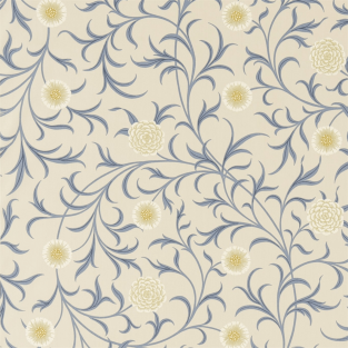 Morris and Co Scroll Fabric
