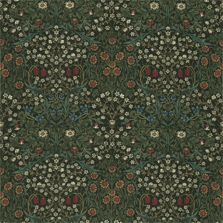 Morris and Co Blackthorn Fabric