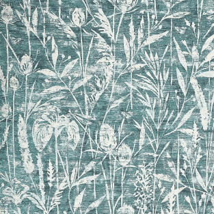 Sanderson Violet Grasses Fabric Fabric