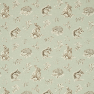 Sanderson Squirrel & Hedgehog Fabric