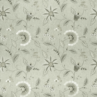 Clarke and Clarke Delamere Natural Fabric