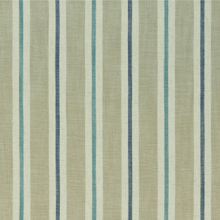 Clarke and Clarke Sackville Stripe Eau De Nil/Linen Fabric