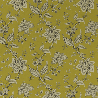 Clarke and Clarke Palampore Chartreuse Fabric