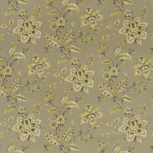 Clarke and Clarke Palampore Taupe Fabric