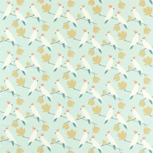 Scion Love Birds Fabric Fabric