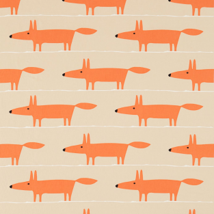 Scion Mr Fox applique Fabric