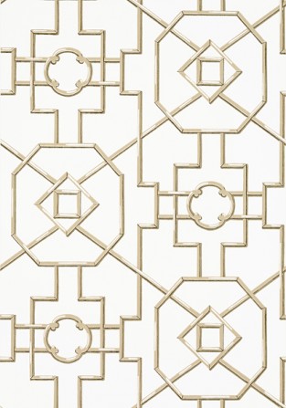 Thibaut Bamboo Lattice Wallpaper