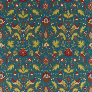 Zoffany Oiseaux de Paradis Embroidery Fabric Fabric
