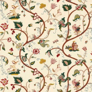 Zoffany Hampton Embroidery Fabric