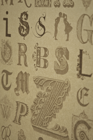 Barneby Gates Typecast Wallpaper