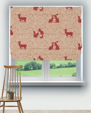 Morris and Co Woodland Animal Fabric