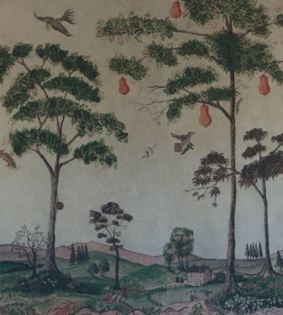 Andrew Martin Mythical Land Vellum Wallpaper