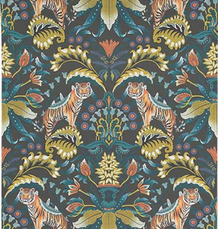Graduate Collection Exotic Tiger Wallpaper