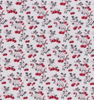 Cath Kidston Cherry Sprig Red Fabric