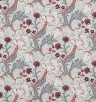 Ashley Wilde Dovecote Claret Fabric