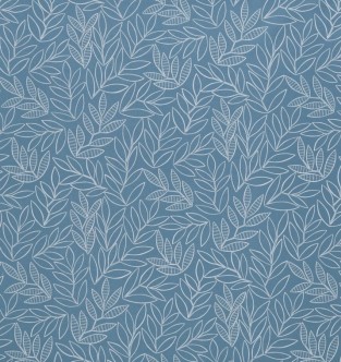 MissPrint Laurus China Blue Fabric