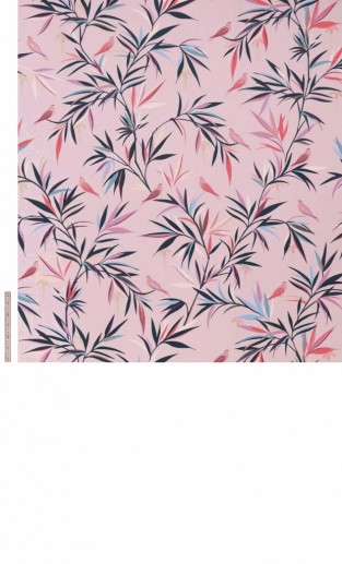 Sara Miller Bamboo Velvet Soft Pink Fabric