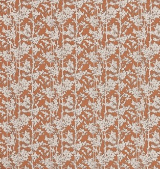 Ashley Wilde Spruce Terracotta Fabric